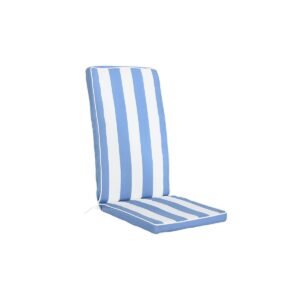 S3042595_0 Cojín para sillas DKD Home Decor Blanco Azul cielo 42 x 4 x 115 cm