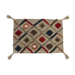 Funda de cojín DKD Home Decor 60 x 1 x 40 cm Multicolor Flecos