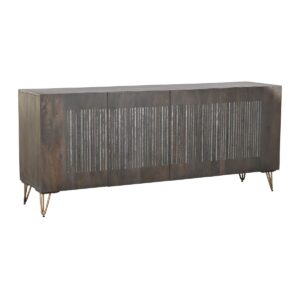 S3040602_0 Aparador DKD Home Decor Marrón Metal Madera de mango 177 x 45 x 77 cm