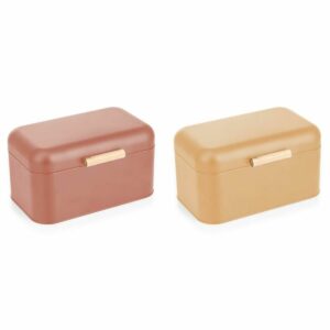 S3041220_0 Panera DKD Home Decor 30,50 x 20,7 x 15 cm Metal Terracota Amarillo Vintage (2 Unidades)