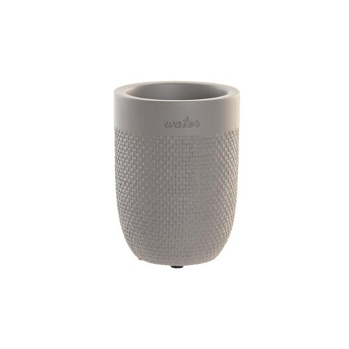 Vaso DKD Home Decor Gris Cemento 8 x 8 x 10,5 cm
