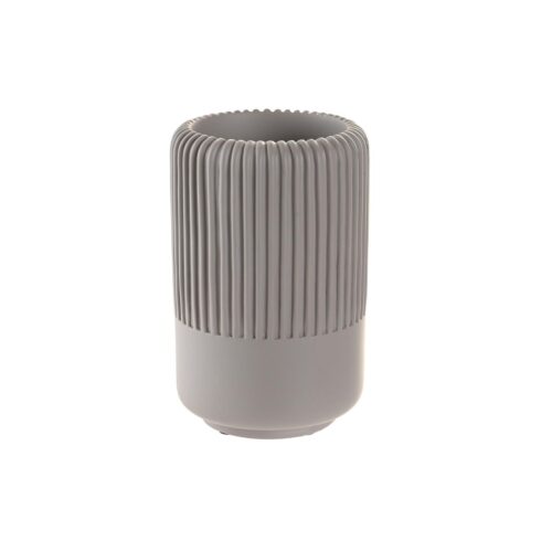 Vaso DKD Home Decor Gris Cemento 7 x 7 x 11 cm