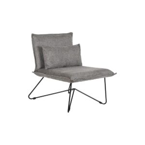 S3041879_0 Sillón DKD Home Decor 66 x 78 x 75 cm Negro Gris Metal