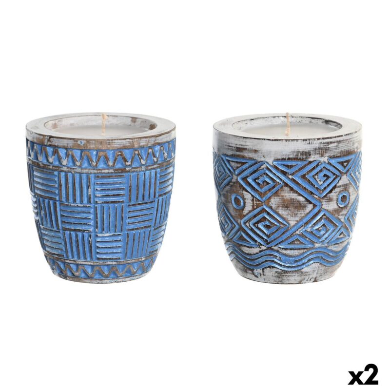 S3042643_0 Vela DKD Home Decor Mediterráneo (2 Unidades)