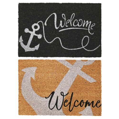 Felpudo DKD Home Decor Goma Multicolor (60 x 40 x 1,5 cm) (2 Unidades)