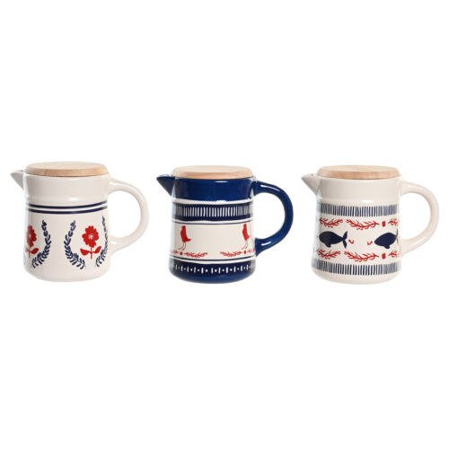 Grasera para Carne o Pescado DKD Home Decor 16 x 11 x 13 cm (3 Unidades)