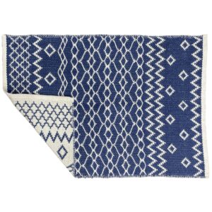 S3045061_0 Alfombra DKD Home Decor Azul Poliéster Árabe 160 x 230 x 1 cm
