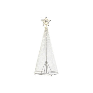 S3052065_0 Árbol de Navidad DKD Home Decor Plateado Metal 25 x 25 x 60 cm