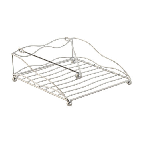 Servilletero Home ESPRIT Plateado Metal 19 x 19 x 7 cm