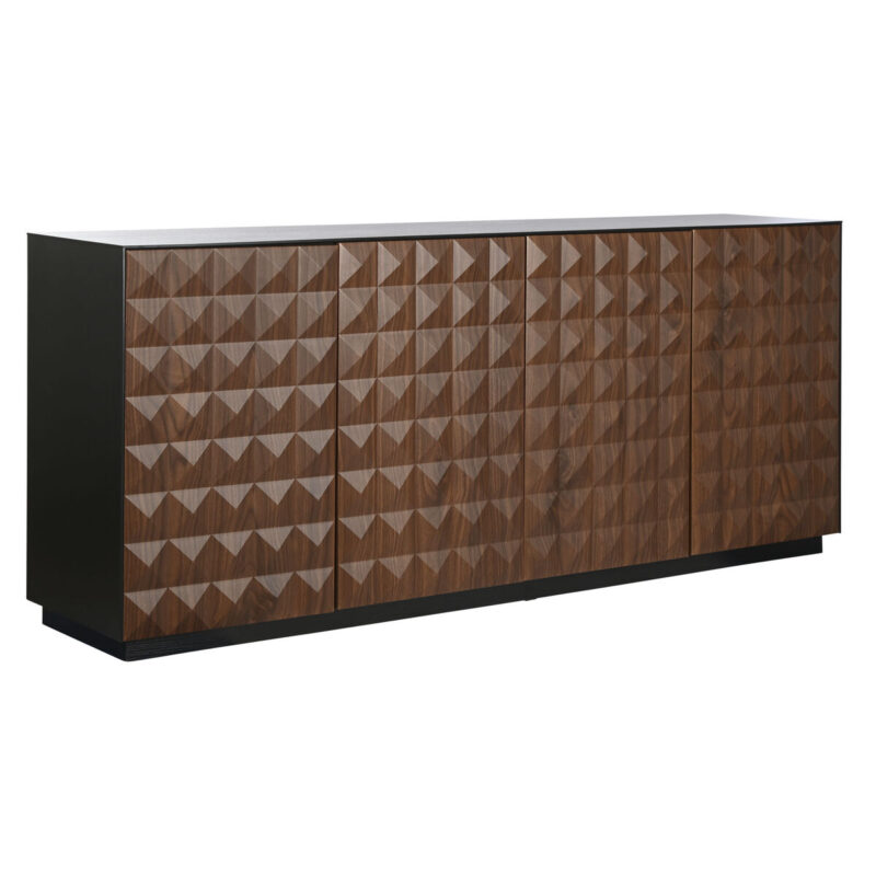 S3059671_0 Aparador Home ESPRIT Marrón Negro Madera MDF 188,4 X 42,1 X 80,6 cm