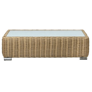 Mesa de Centro Home ESPRIT Beige Marrón claro 110 x 60 x 35 cm