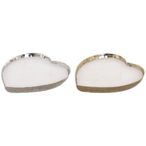 Vela Perfumada Home ESPRIT Moderno Corazón 320 g (2 Unidades)