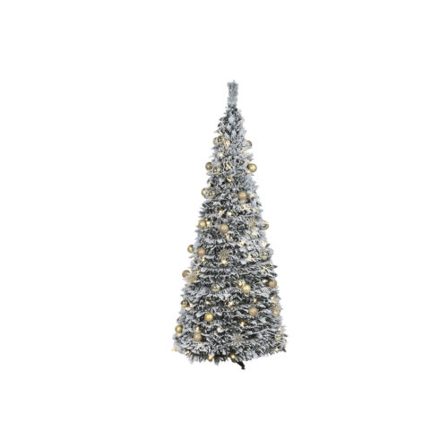 Árbol de Navidad Home ESPRIT Dorado PVC Nevado