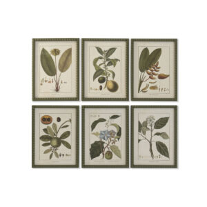 Cuadro Home ESPRIT Cristal Abeto 30 x 2,5 x 40 cm (6 Unidades)