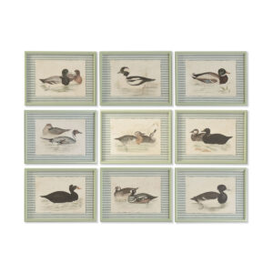 S3062604_0 Cuadro Home ESPRIT Cristal Abeto 40 x 2.5 x 30 cm (9 Unidades)