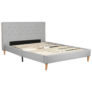 Cama Home ESPRIT Gris claro 170 X 219 X 104 CM