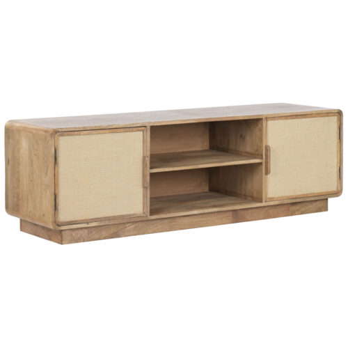 Mueble de TV Home ESPRIT Marrón Beige 160 X 47 X 50 CM