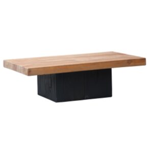 Mesa de Centro Home ESPRIT Negro Natural