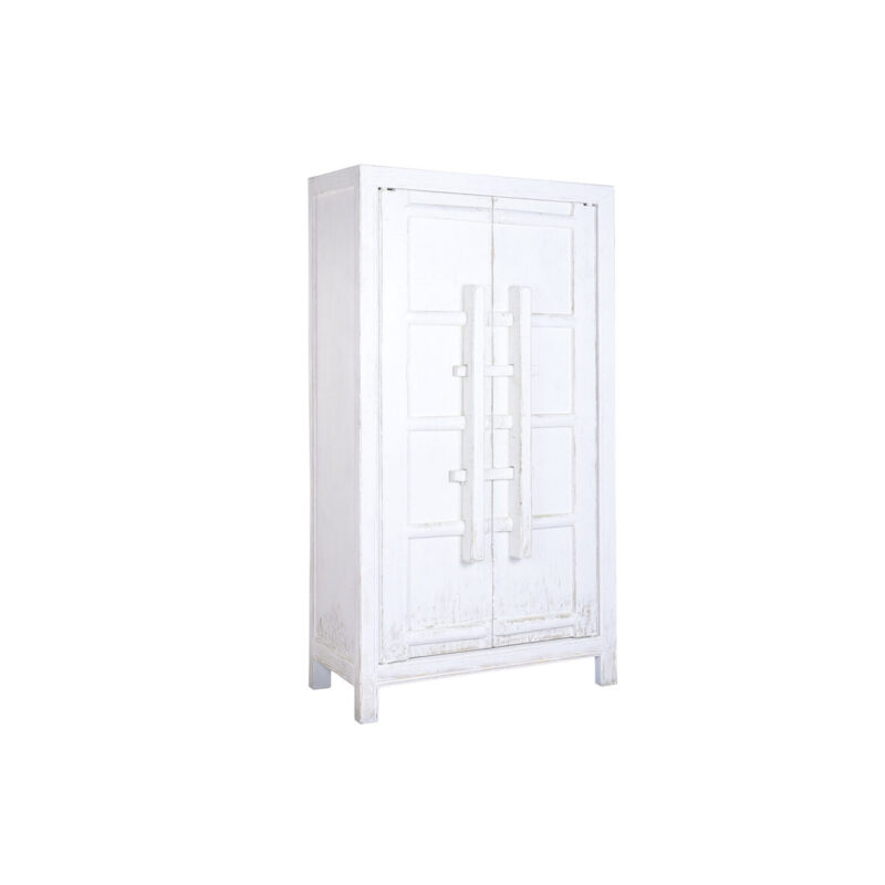 Armario Home ESPRIT Blanco Madera de olmo 115 x 48 x 210 cm