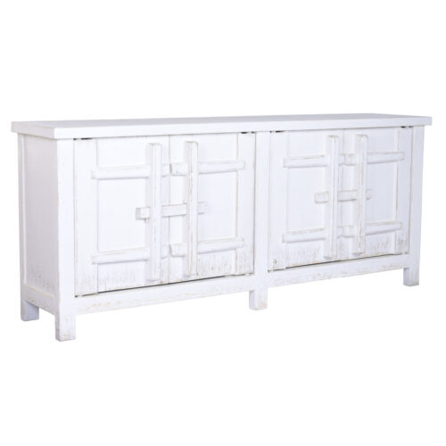 Aparador Home ESPRIT Blanco Madera de olmo 230 x 48 x 96 cm