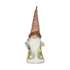 Figura Decorativa Krist+ Gris Rosa Estrella Duende 18,8 x 54 x 21 cm