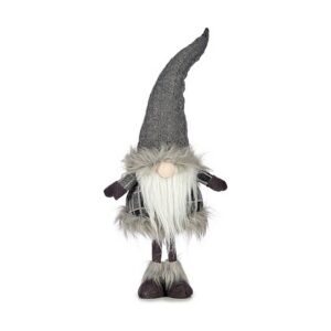 S3611977_0 Figura Decorativa Krist+ Gris Duende 14 x 70 x 22 cm