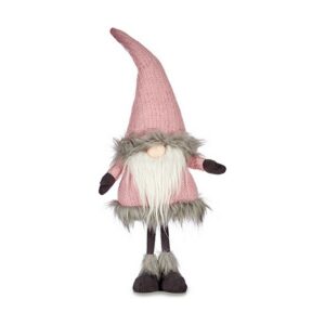 S3611980_0 Figura Decorativa Krist+ Rosa Duende 14 x 70 x 22 cm