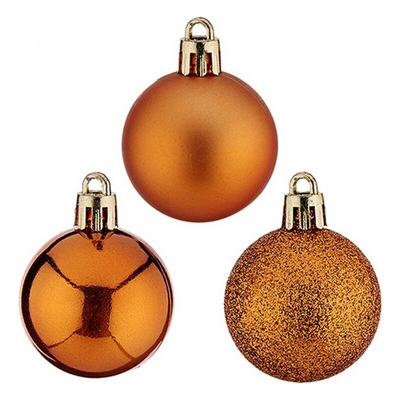 Bolas de Navidad Krist+ Naranja Plástico Ø 4 cm 12 Unidades