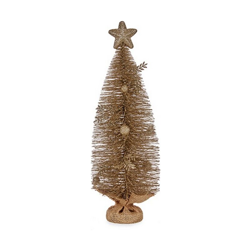 Árbol de Navidad con Estrella Krist+ FG20-19WS048 Champagne 23 x 14,5 x 46 cm