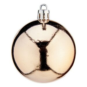 Bolas de Navidad Krist+ 00477-6 Champagne PVC Ø 6 cm 24 Unidades