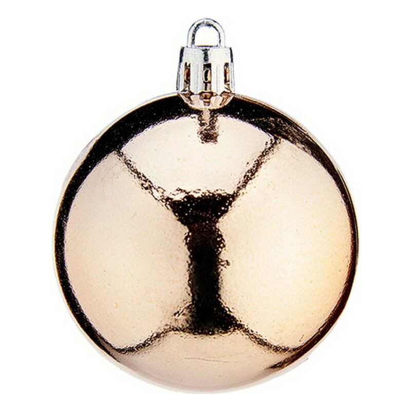 Bolas de Navidad Krist+ 00477-6 Champagne PVC Ø 6 cm 24 Unidades