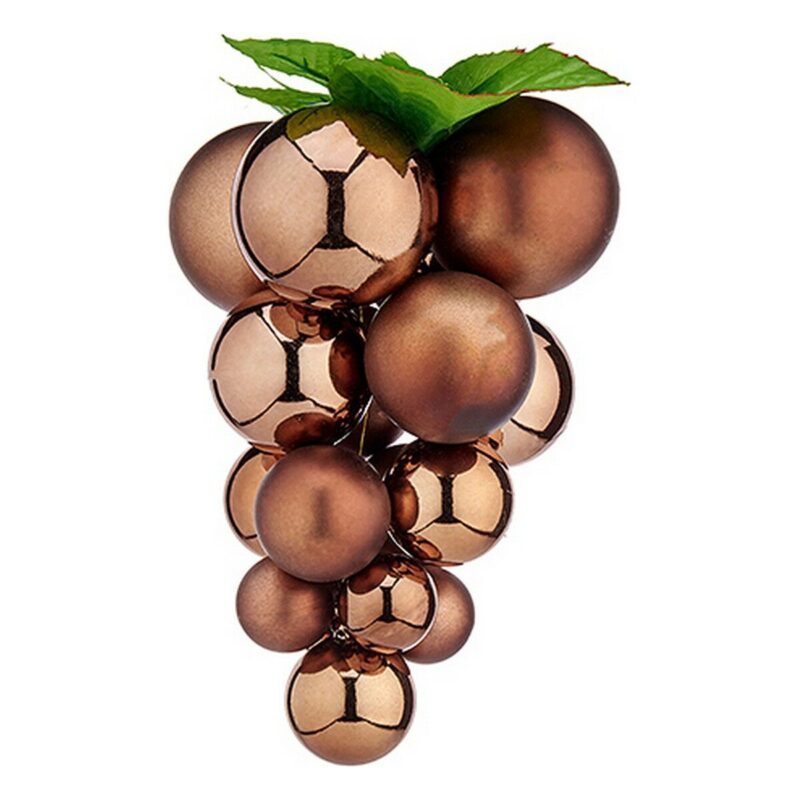 Bola de Navidad Krist+ Marrón Plástico Uvas