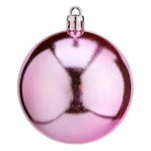 Bolas de Navidad Krist+ K1912476-4 Rosa Plástico Ø 7 cm 12 Unidades