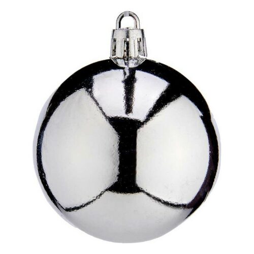 Bolas de Navidad Krist+ K1912477-3 Plateado Plástico Ø 6 cm 24 Unidades