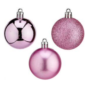 Bola de Navidad Krist+ Rosa Plástico Ø 5 cm