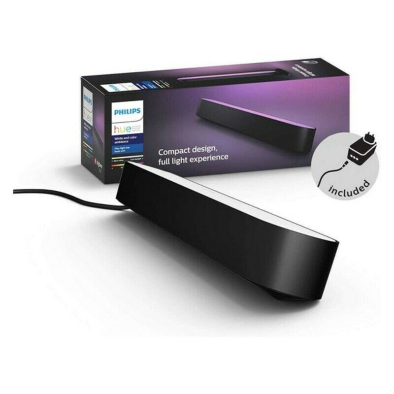 S7161254_0 Lámpara de Mesa Philips Hue Color Play Negro 530 Lm