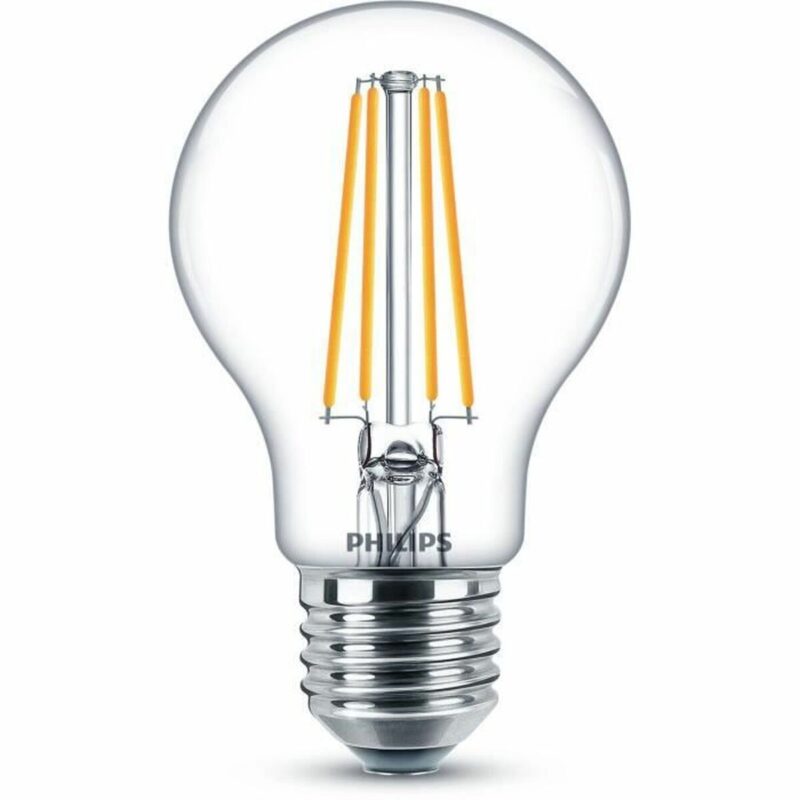 S7104648_0 Bombilla LED Philips Classic 60 W Blanco E E27 (2700 K) (2 Unidades)