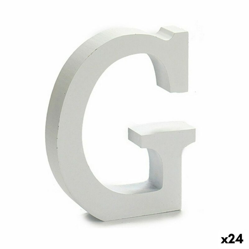 S3616304_0 Letra Pincello G Blanco 2 x 16 x 14,5 cm (24 Unidades)