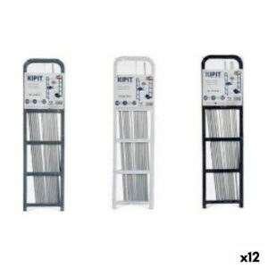 Zapatero Kipit Blanco Negro Gris 68 x 3,5 x 18,5 cm 68 x 3 x 18,5 cm (12 Unidades)