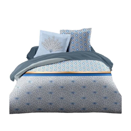 Juego de funda nórdica HOME LINGE PASSION Cama doble 220 x 240 cm Azul